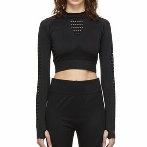 Hugo Boss Active Long Sleeve Crop Top